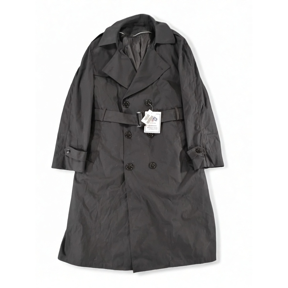 DSCP Garrison Collection Trench Coat Size 44R Poly Cotton Minimalist Normcore